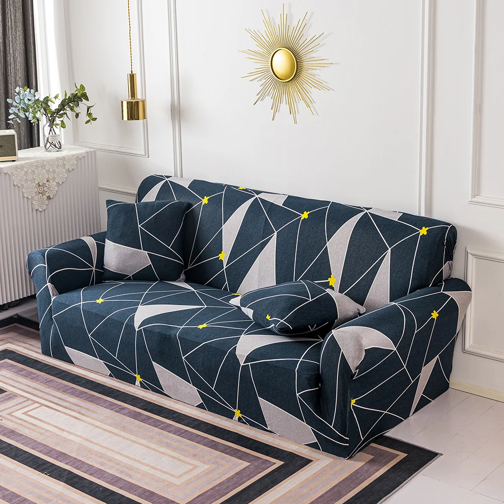 Растягивающийся чехол для дивана в клетку эластичные Чехлы гостиную стула