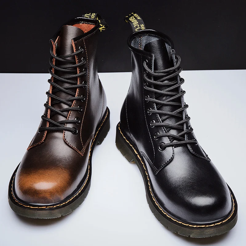 

Men's Casual Sneakers Men Casual Shoes Fashion Zapatillas Causal For Hightop Sneakers High Top Leather Tenis Altos Man Shoe