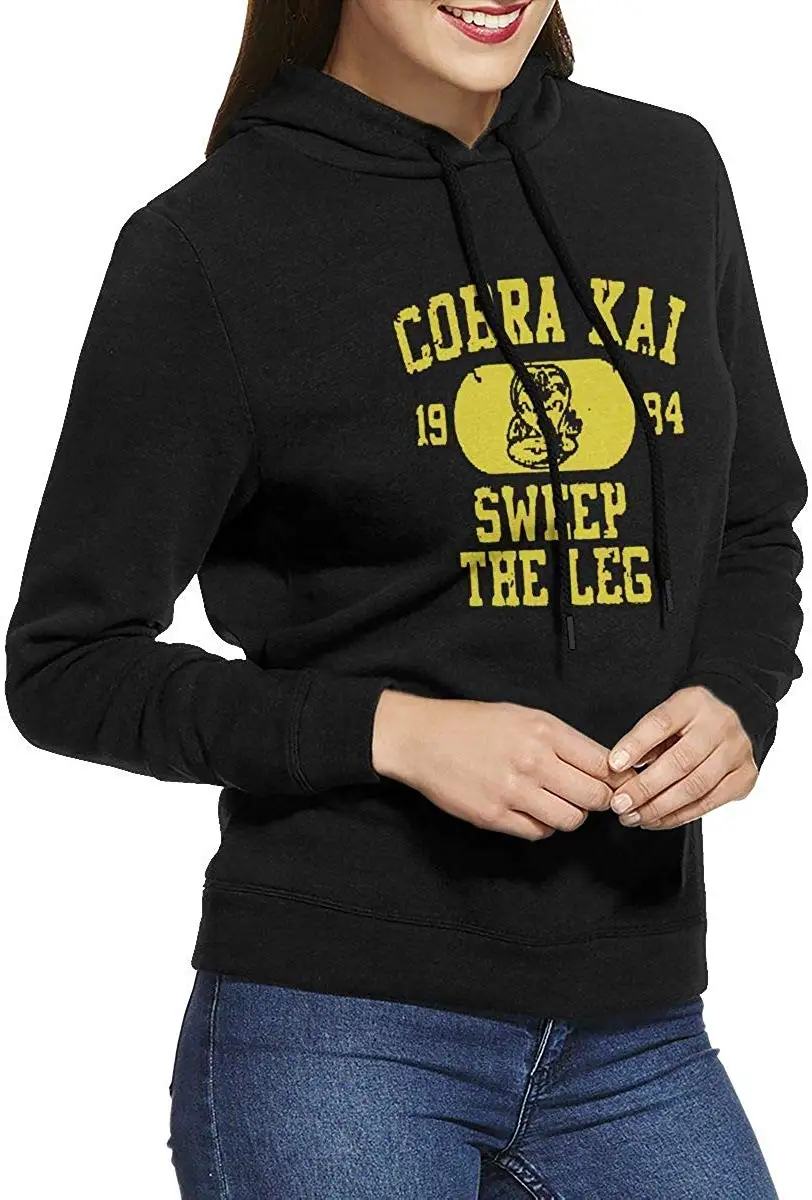 Женская толстовка с капюшоном Cobra Kai Sweep The Leg Повседневная Толстовка и длинными