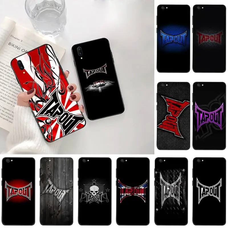 

YJZFDYRM Sportswear brand Tapout Cover Black Soft Shell Phone Case For Vivo Y91c Y17 Y51 Y67 Y55 Y93 Y81S Y19 V17 vivos5