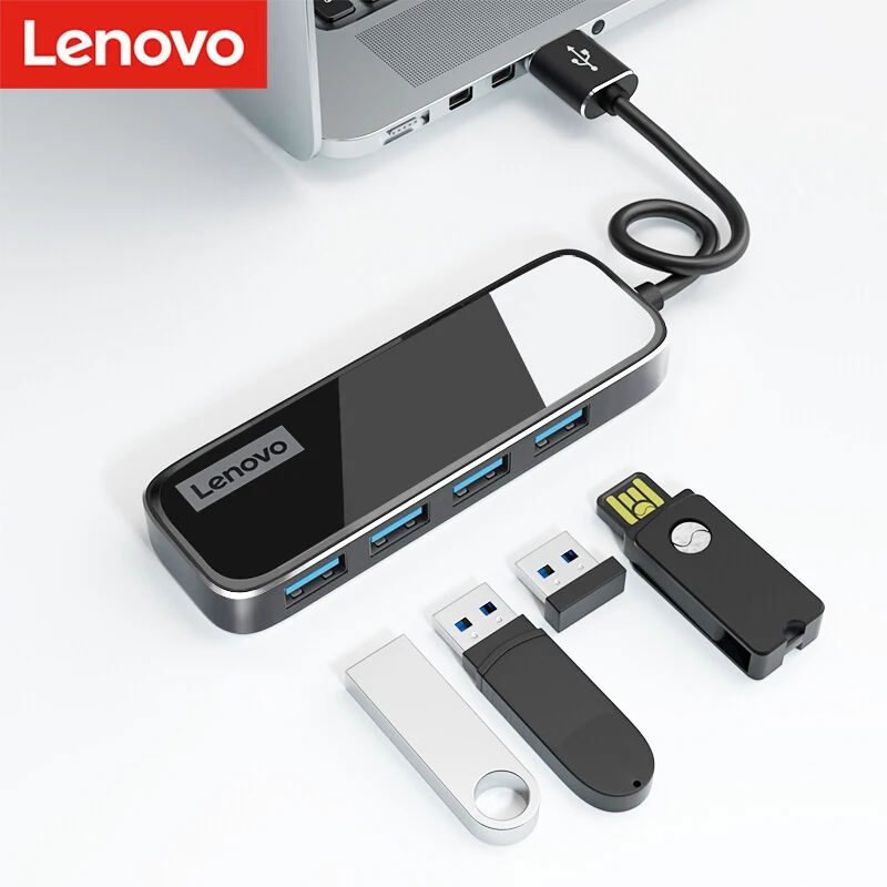 Lenovo USB 3 0 концентратор 4 порта адаптер Мульти сплиттер Высокоскоростной OTG для