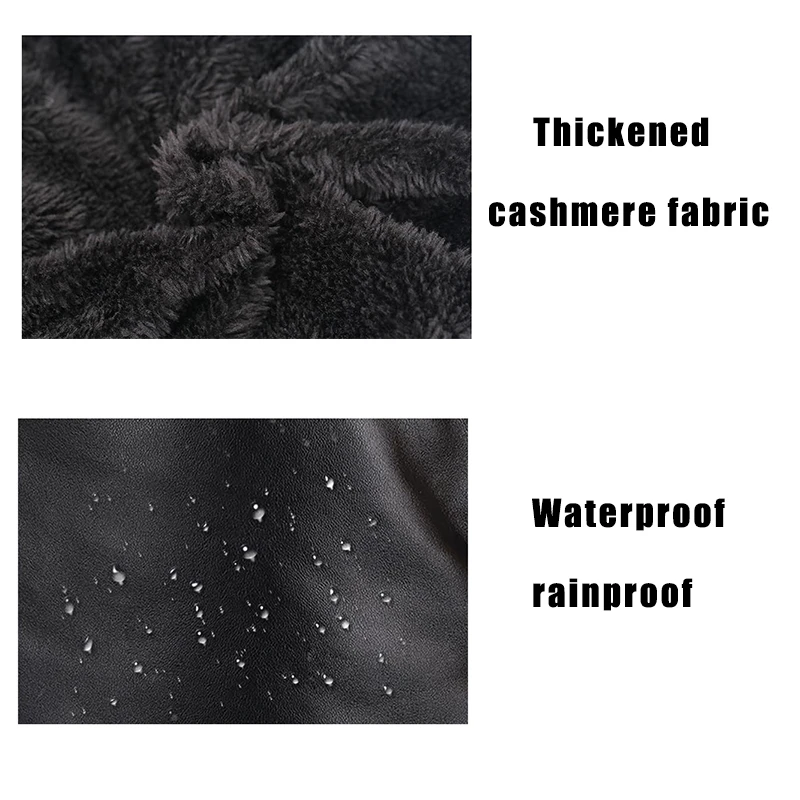 

Men Women Winter Mask Leather Hiking Hat Neck Balaclava Face Hat Windbreak Fleece Hood Ski Mask Warm Helmet Riding Warm Beanie