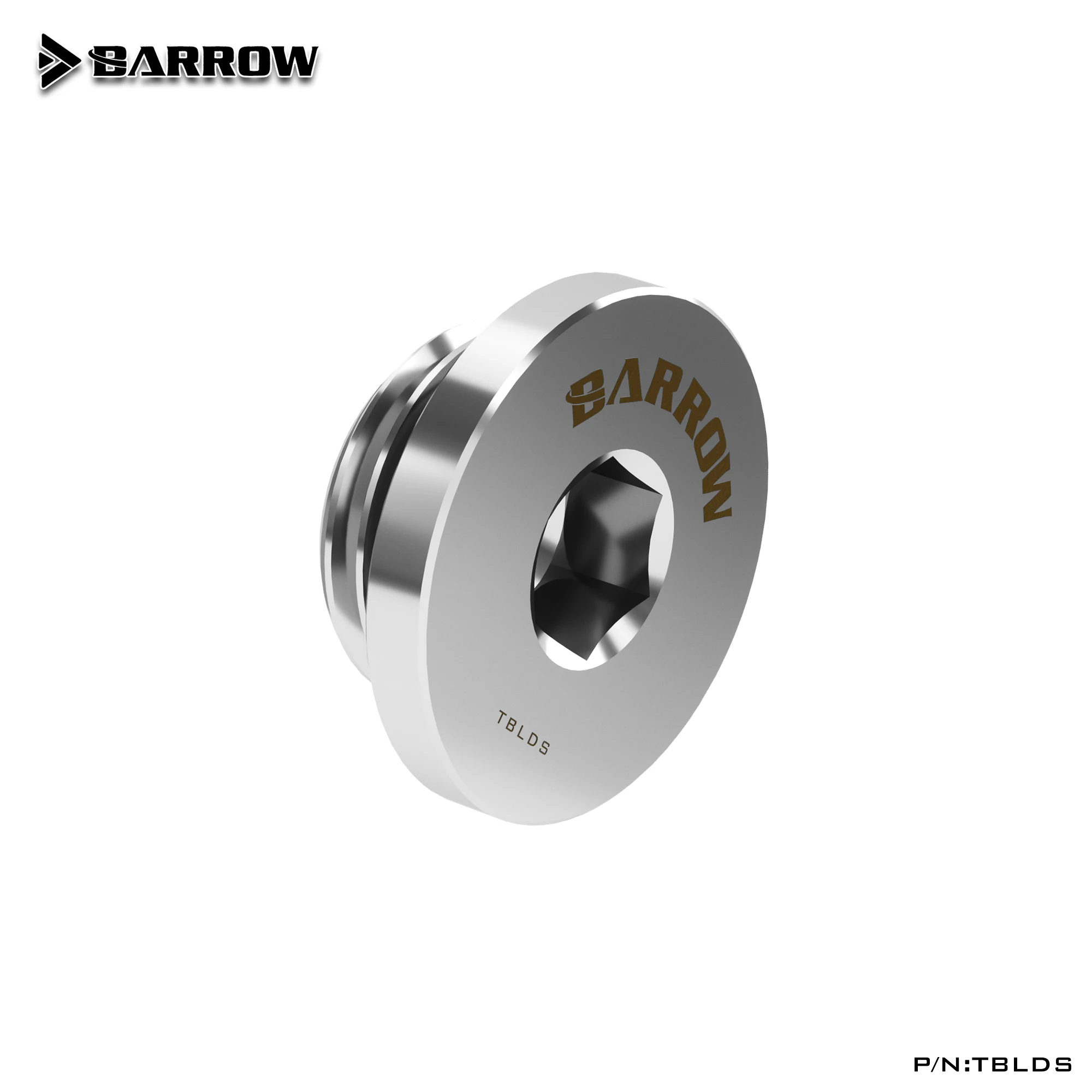 BARROW Black G1/4 &quotультратонкий внутренний шестигранный водяной ограничитель