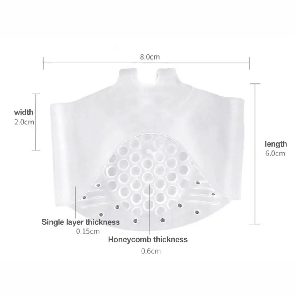 

1 PairThickened Honeycomb Forefoot Pad Cover Breathable Shock Absorption Anti-wear High Heel Sole Pad Half Yard Mat Foot Pads