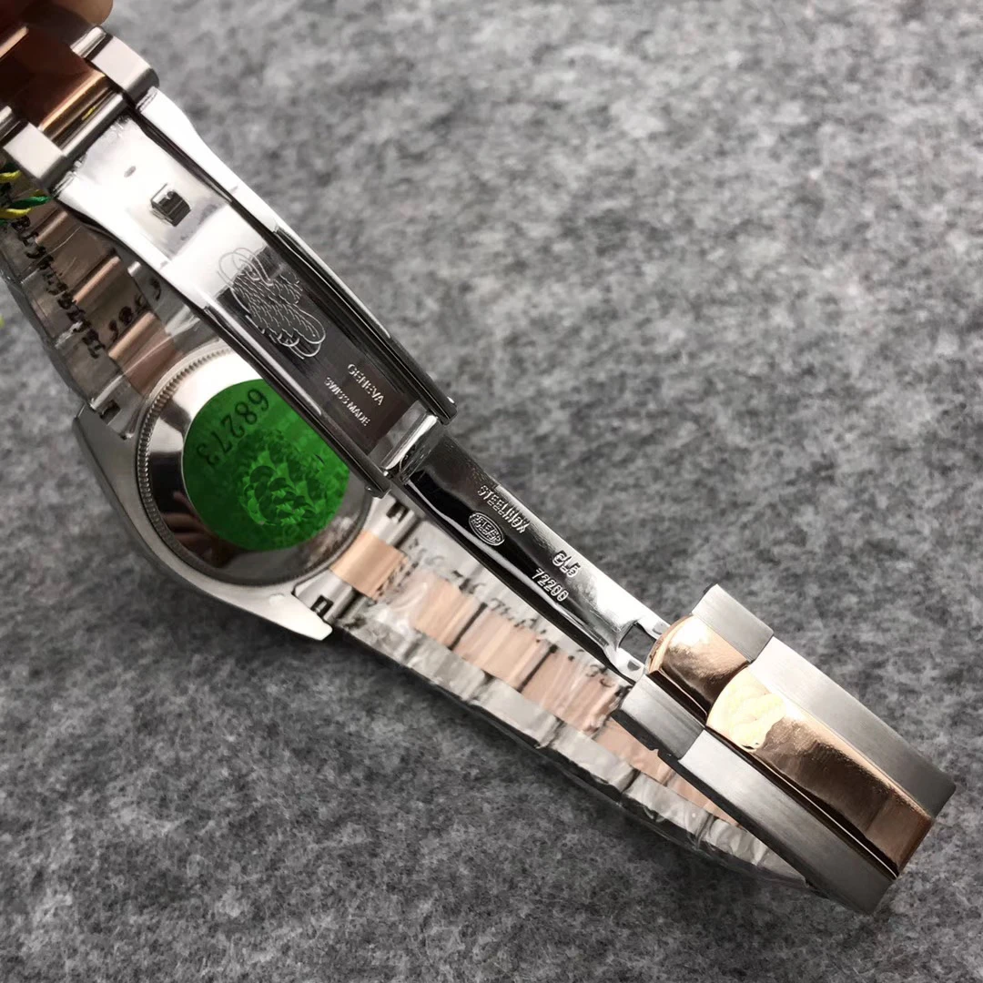 

Classic New Women Datejust Stainless Steel Automatic Mechanical Sapphire Rose Gold Coffee Rome Embed Diamond Watches 31mm