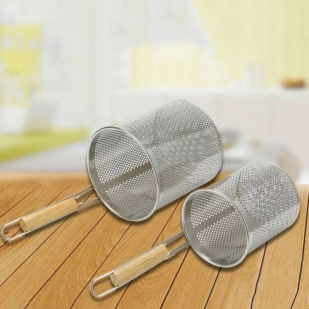 Сетчатый дуршлаг из нержавеющей стали корзина для пельменей фритюрница сушилка