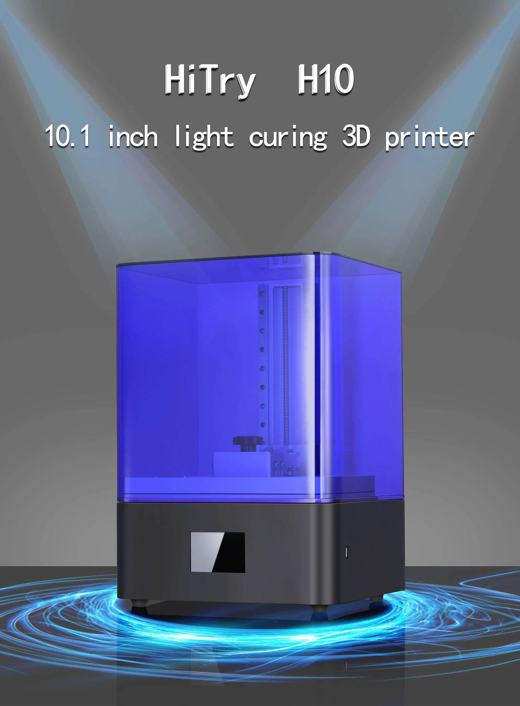 H10 3D Printer SLA/DLP 3d принтер размера плюс UV Принтер lcd 3d принтер офлайн печать Impresora 3d Drucker Impressora UV смола - Цвет: H10 3D Printer