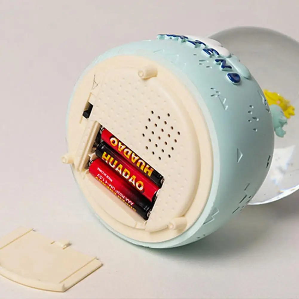 Ночной светильник музыкальная шкатулка для любителей зимы снежный глобус