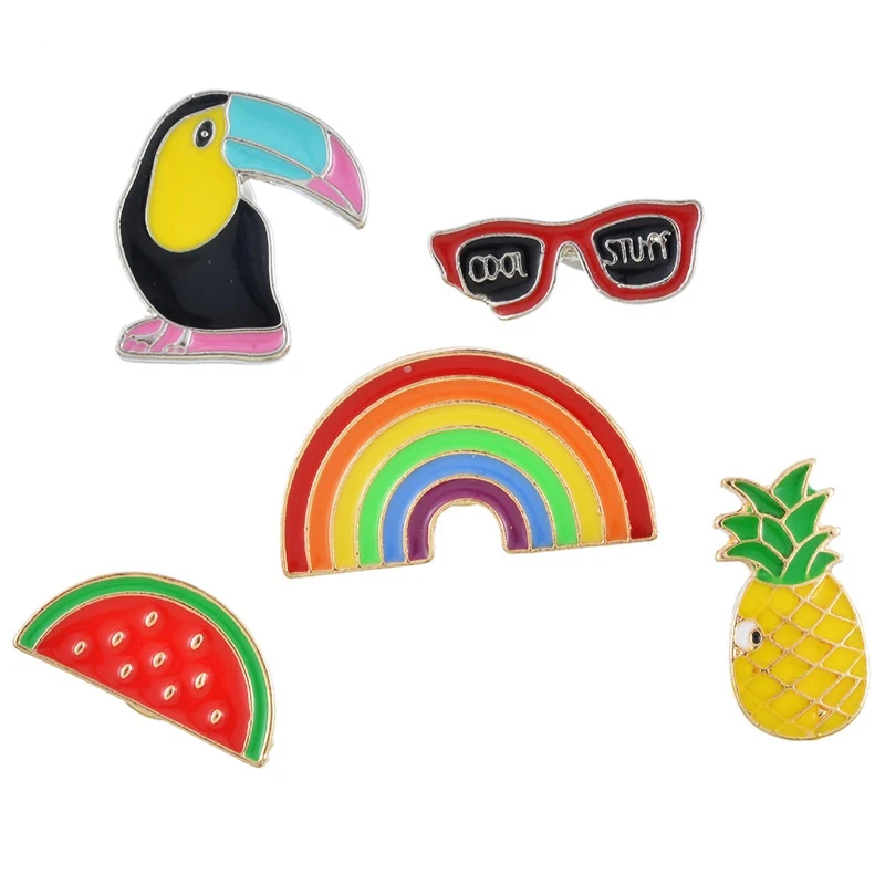 Новинка 2018 г. джеверли значки для одежды с изображением кактуса гавайский костюм