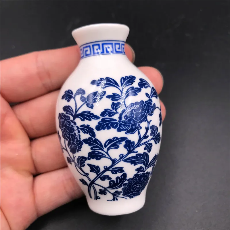 3d керамическая ваза в китайском стиле голубой и белый фарфор набор для
