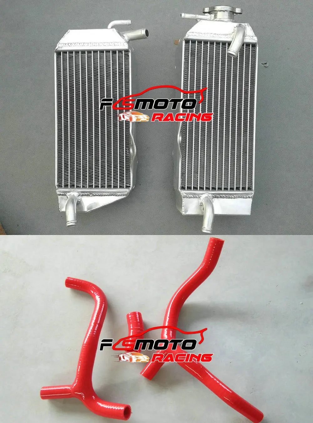 Алюминиевый радиатор + Y образный шланг подходит для Honda CRF450 CRF450R CRF 450 R 2009 2010 2011 2012