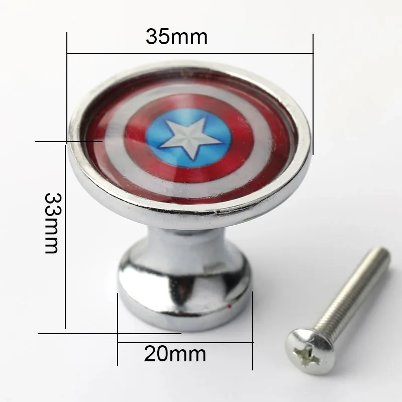 Диаметр 35 мм современная простая модная прозрачная стеклянная щитка для