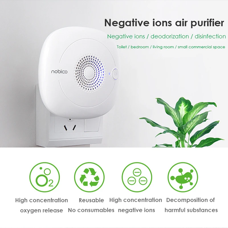 Мини-очиститель воздуха с отрицательными ионами стерилизатор озона дезодоратор