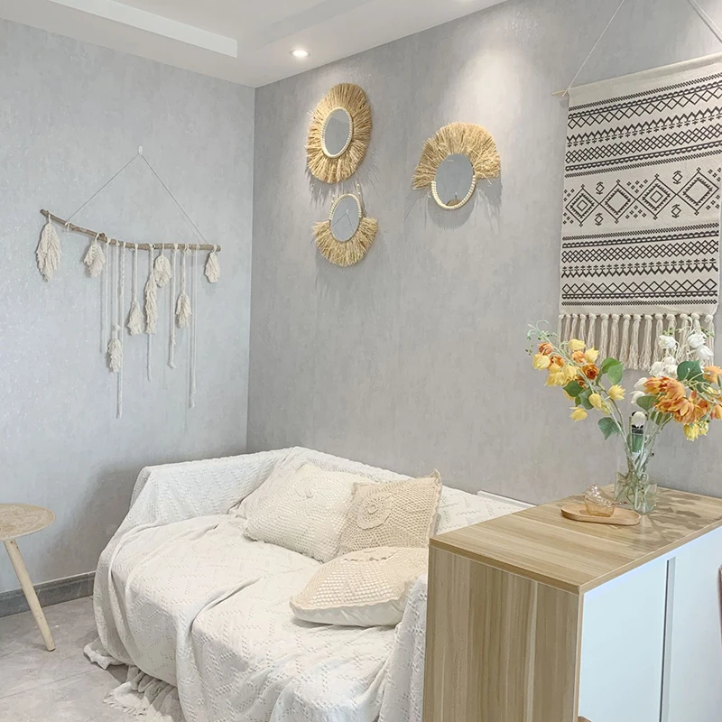 Зеркальная рафия ручной работы в марокканском стиле деревянные бусины