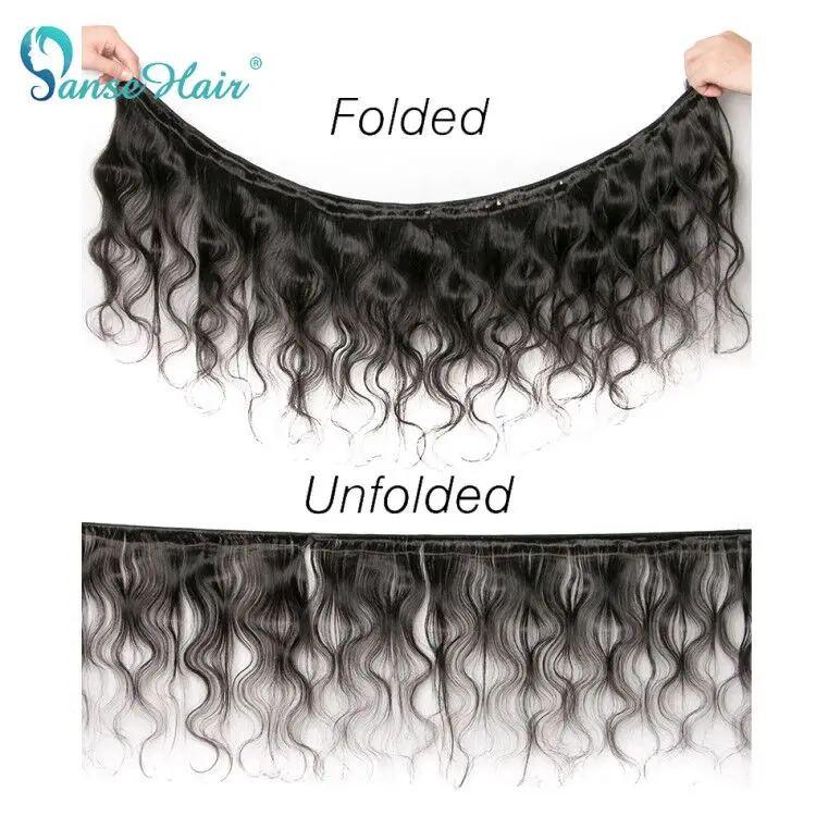 

Panse Hair Malaysian Body wave Hair Bundles 100% Human Hair Non-Remy Human Hair Extensions Color 1B 1PCS Can Buy