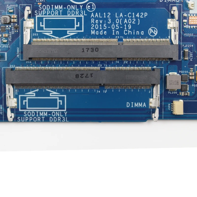 AAL12 LA-C142P для Dell Inspiron 15 5555 5455 Материнская плата ноутбука A8-7410 Процессор REV: 3,0 CN-01N0C6 01N0C6 тестирование в целости