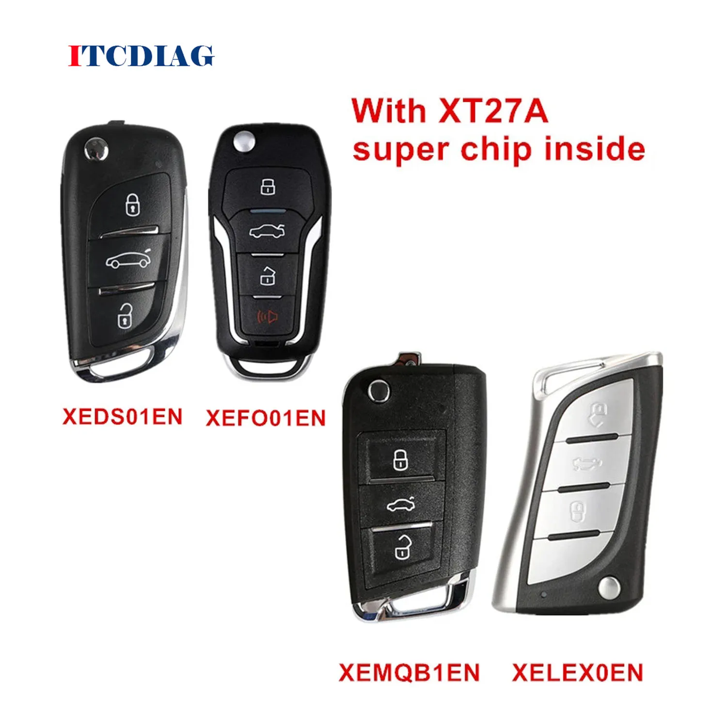 

Xhorse XEDS01EN XEFO01EN XEMQB1EN XELEX0EN VVDI Super Remote with XT27 XT27A66 Chip for VVDI2/VVDI Key Tool Max mini Key Tool