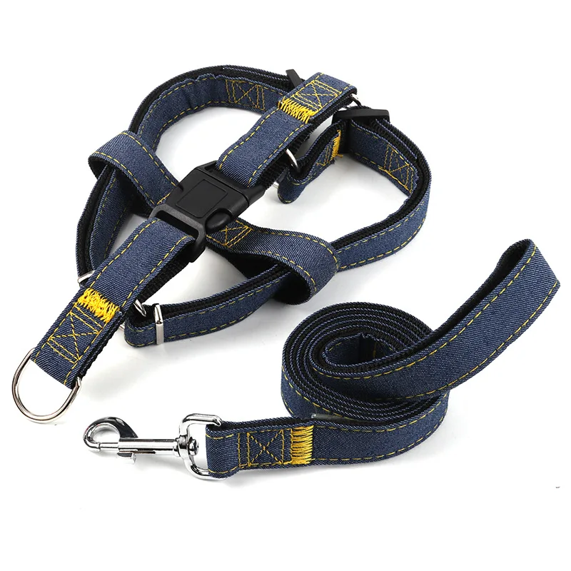 CAWAYI питомник Регулируемый жилет + воротник поводки для питомцев собак тяговых