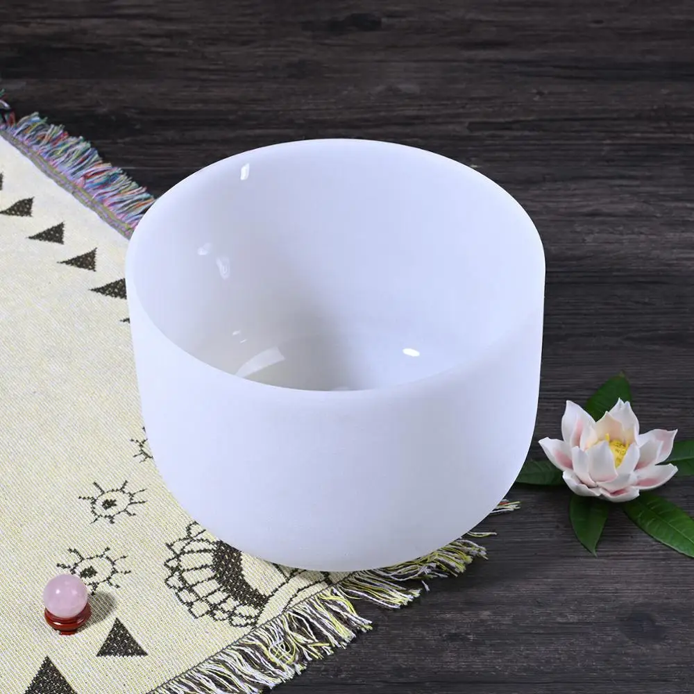 CVNC набор из 2 шт 10 &quotC 12&quot F матовые кварцевые хрустальные поющие чаши|bowl singing|bowl