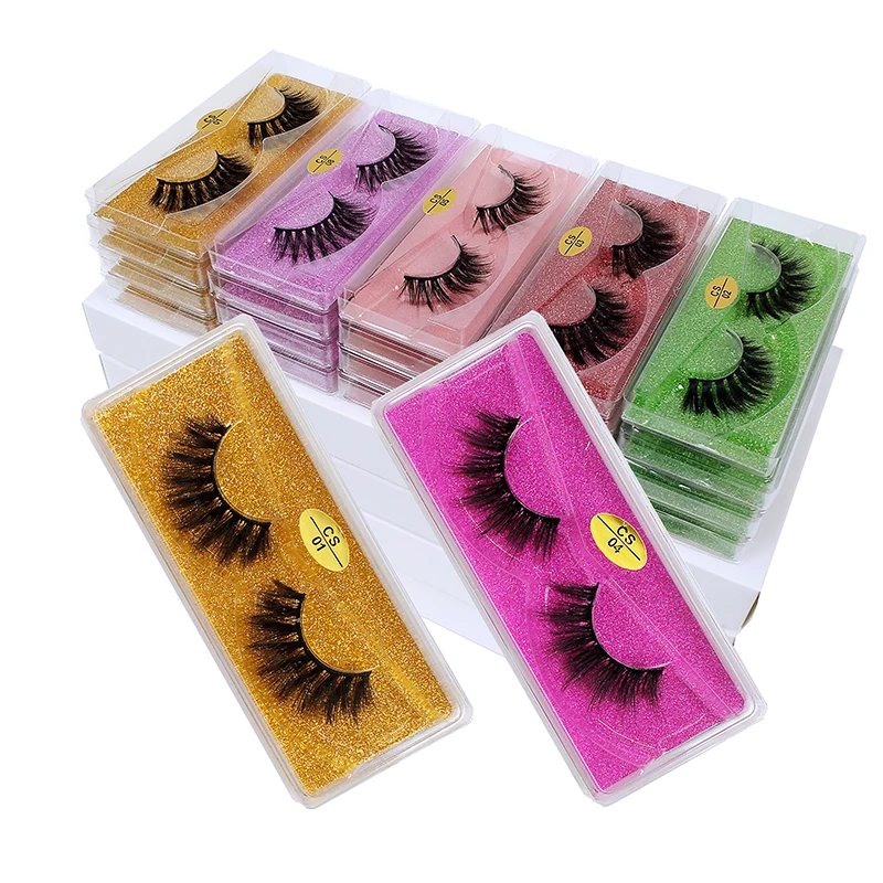 

3D Mink Eyelashes Fluffy Dramatic Eyelashes Makeup Wispy Mink Lashes Natural Long False Eyelashes Thick Fake Lashes wholesale