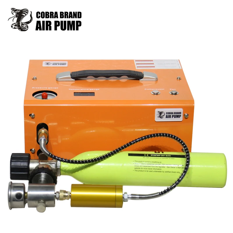 Воздушный компрессор COMbar 4500Psi 300 бар 12 В PCP насос высокого давления трансформатор