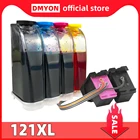 Запасные чернила DMYON 121 CISS для HP 121, для принтеров Deskjet D2563 F2423 F2483 F2493 F4213 F4275 F4283 F4583