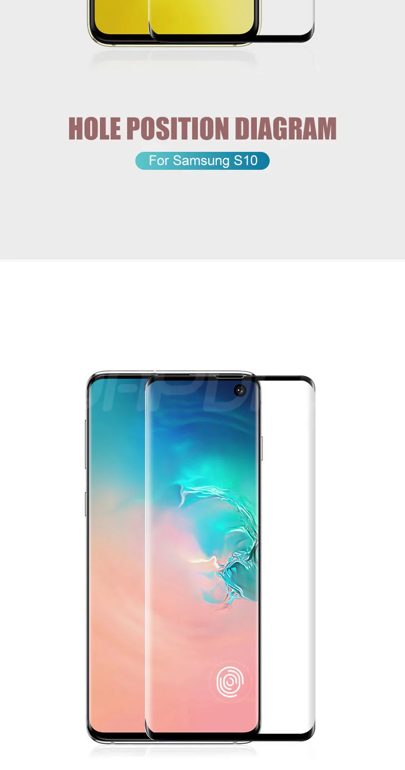 30D изогнутое закаленное Высокопрочное Стекло для samsung Galaxy S8 S9 S10 плюс S10 5G S10e Экран протектор для samsung S7 край A6 A8 пленка