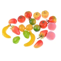 10pcs mini fruits vegetable food doll room decor kits kitchen toys pretend play toys doll house miniatures accessories