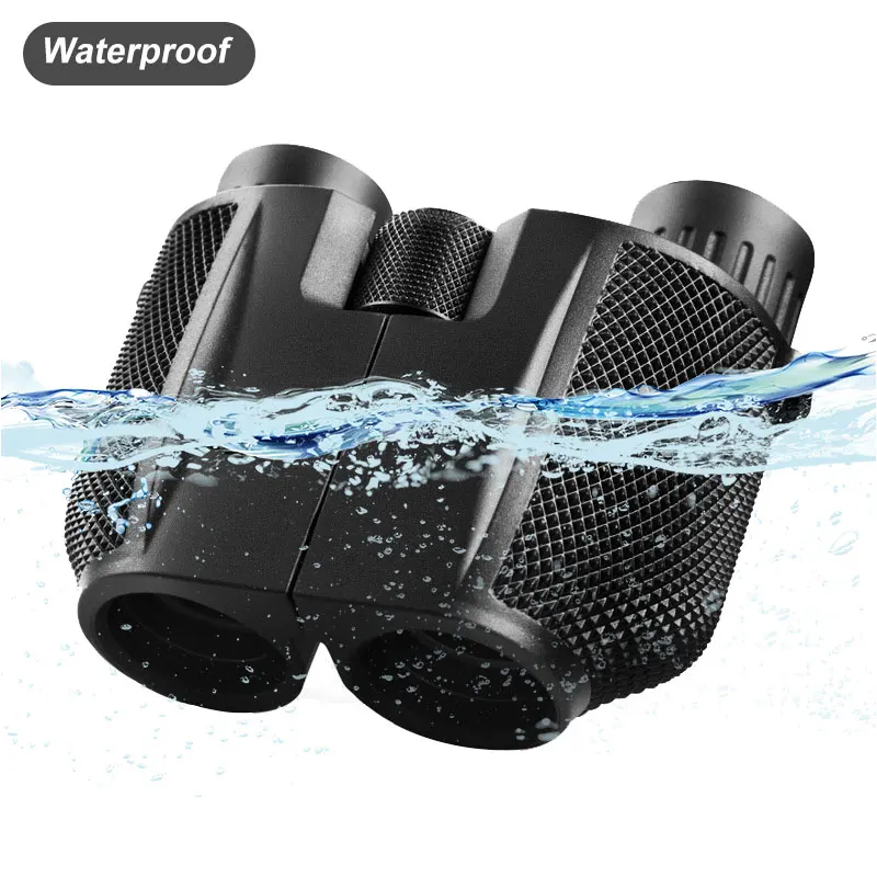 Портативный складной Профессиональный бинокль высокой четкости 10x25 BAK4