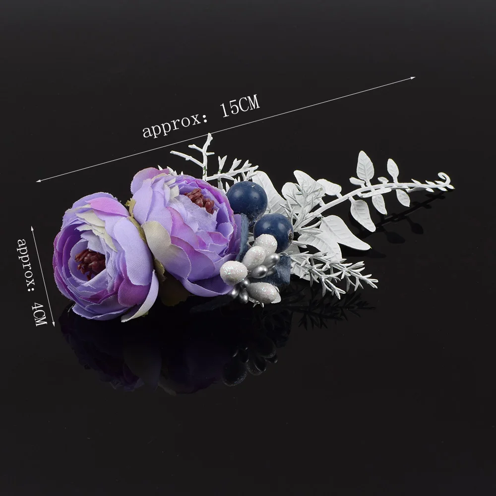 Свадебная заколка для волос в виде цветка свадебные украшения аксессуары