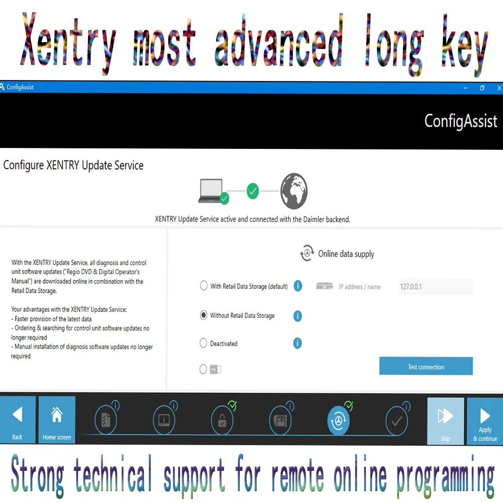 Последняя версия диагностики XENTRY 03/2021 C4 KIT2-3 VCI passthstreet и eCOM профессиональное