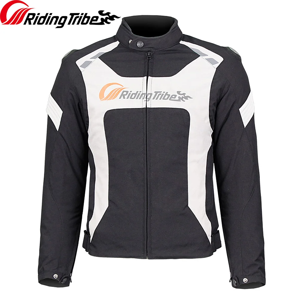 White - Jacket Для верховой езды на племя мотоциклетная Мужская куртка брюки костюм зимний теплый водонепроницаемый мотогонок Одежда Защитная броня одежда JK-56 - Цвет: White - Jacket