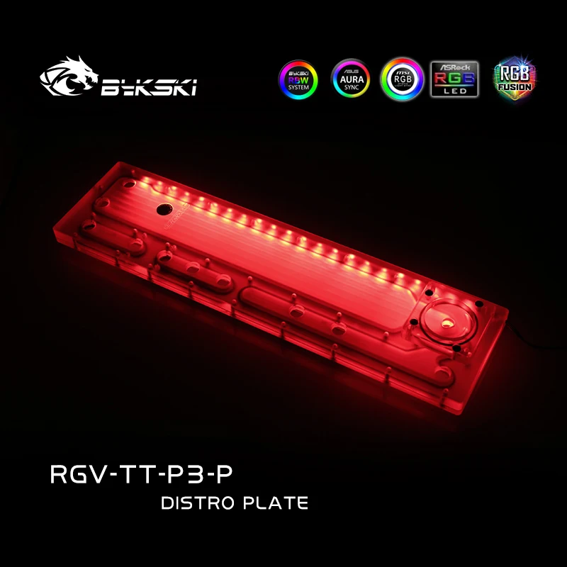 Bykski RGV TT P3 P дистрибутив пластина для Thermaltake Core чехол водный доска резервуар DIY