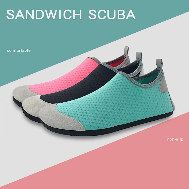 

TPR Wading shoes men women beach shoes water skiing swimming shoes upstream barefoot women quick-drying skin Baotou non-slip