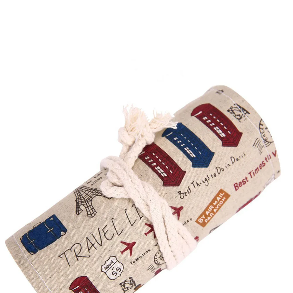 

Canvas 36 Colored Pencil Wrap Holder for Adult Kids (Ethnic Style)