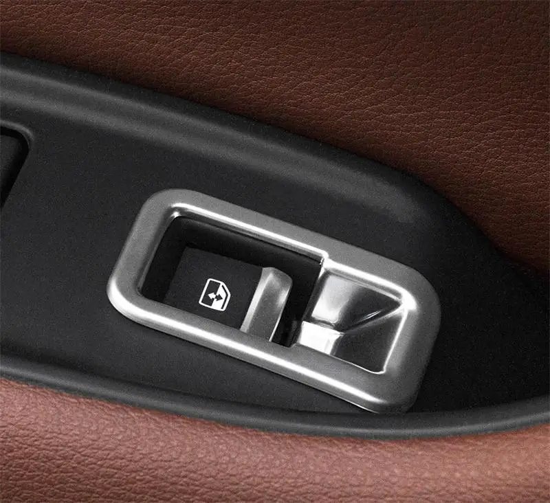 Автомобильный Стайлинг, двери, подлокотник, панель, Накладка для Audi Q7, оконное стекло, кнопки подъема, рамка, наклейка, полоса, нержавеющая сталь, авто наклейки