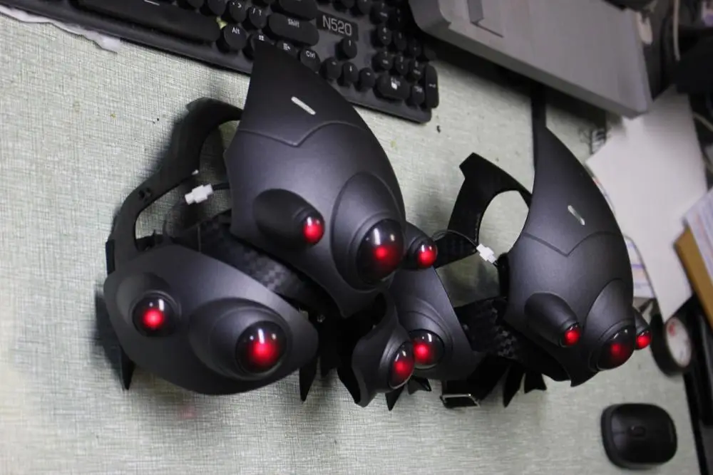 Маска-аниме с дыхательным светодиодный! Вдоводел шлем для Косплэй маска роковой