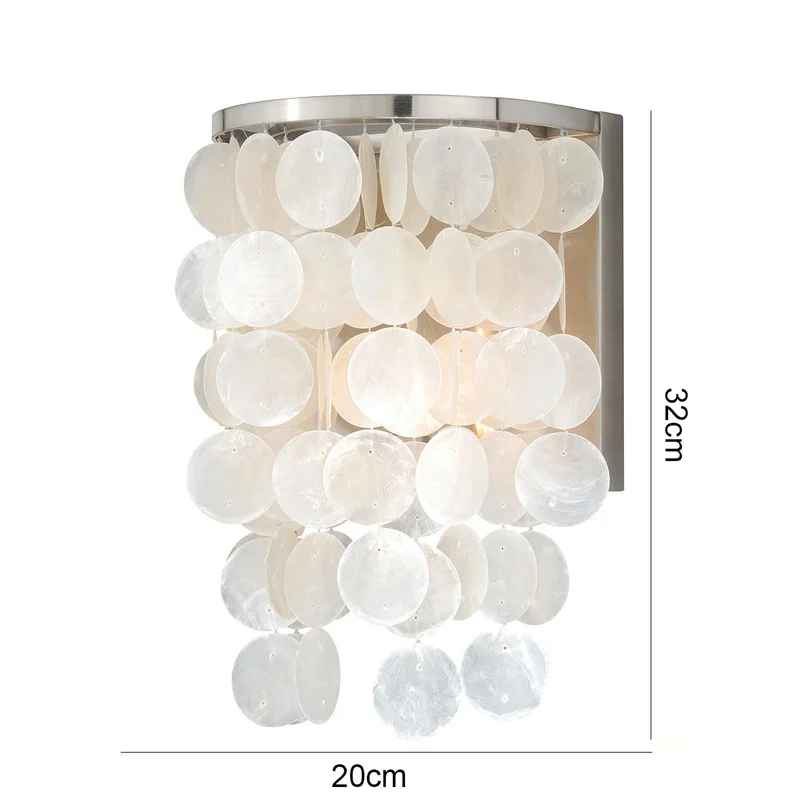 Современный скандинавский натуральная основа настенный светильник Спальня
