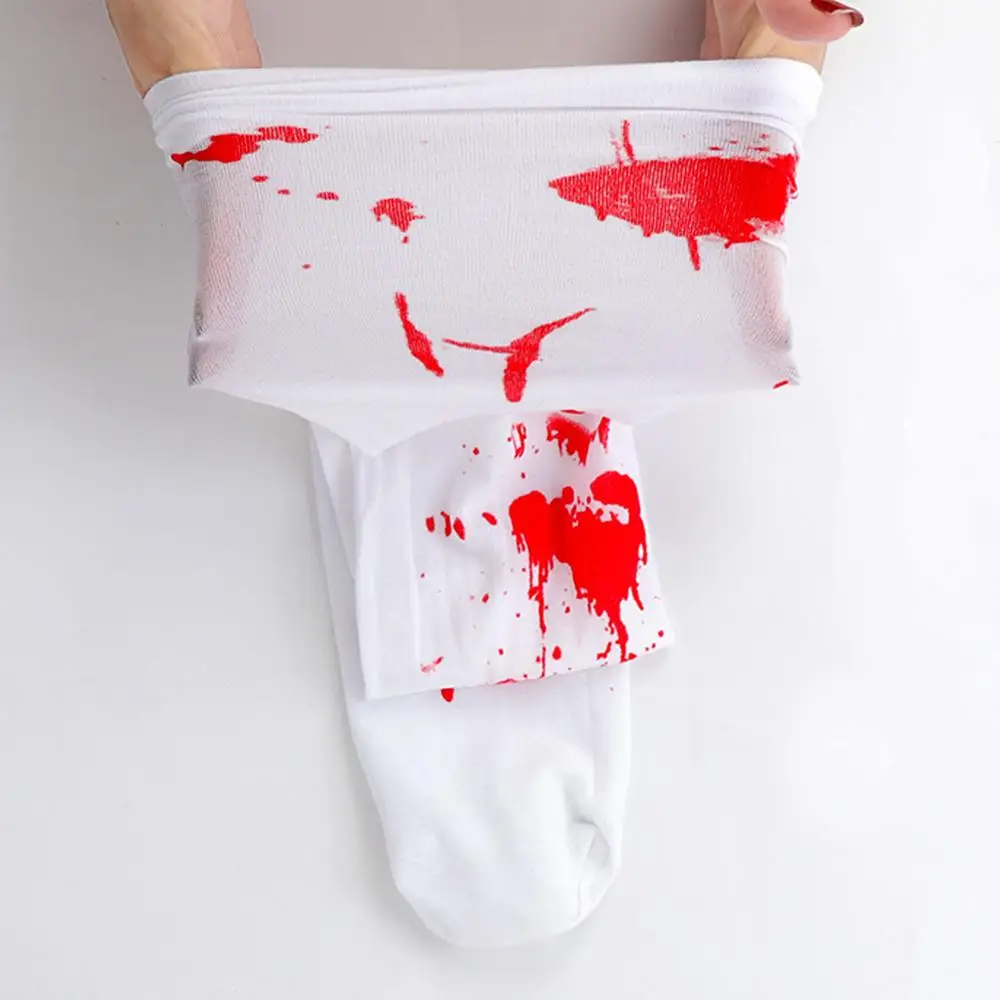 OurWarm гольфы носки Хэллоуин черный скелет перчатки ужас вечерние женские костюмы