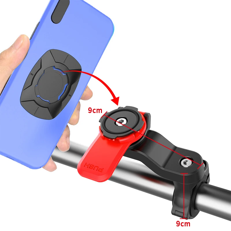 

Bike Navigation Phone Bracket Holder Adjustable Scooter Handlebar Stem Support