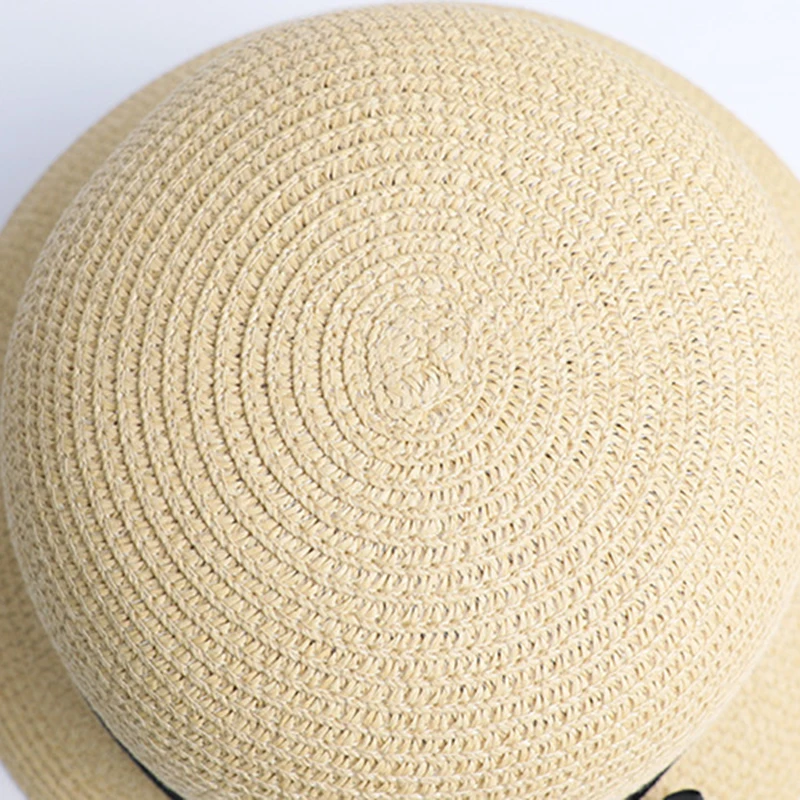 Шляпа Соломенная женская с большими полями и бантом для детей взрослых|Мужские