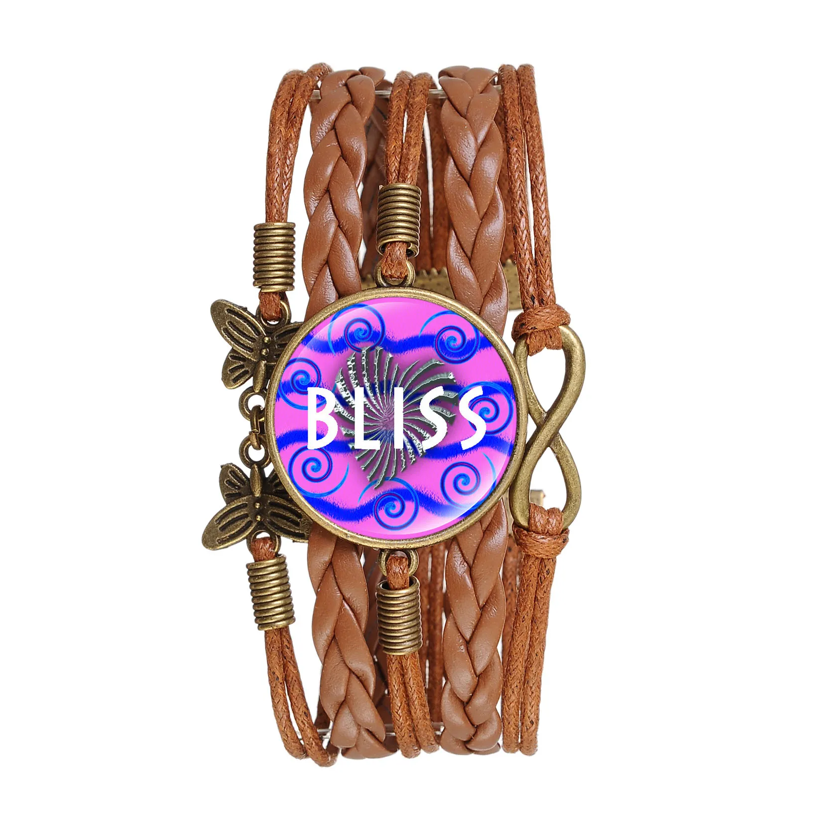 Новое поступление модный Многослойный кожаный браслет паровой панк Ретро стиль