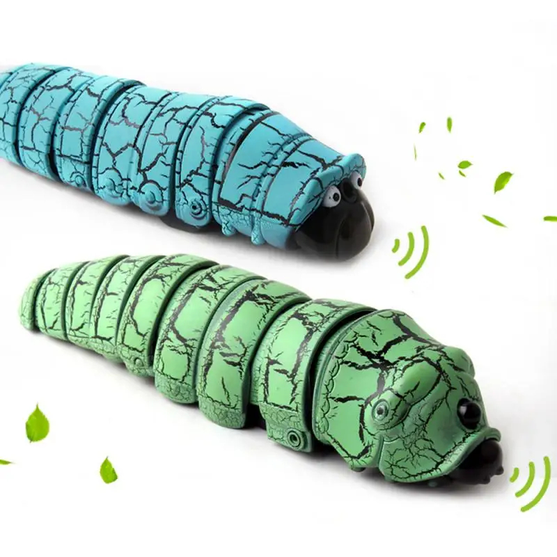 Электрическая гусеница игрушка с дистанционным управлением насекомое обучающая