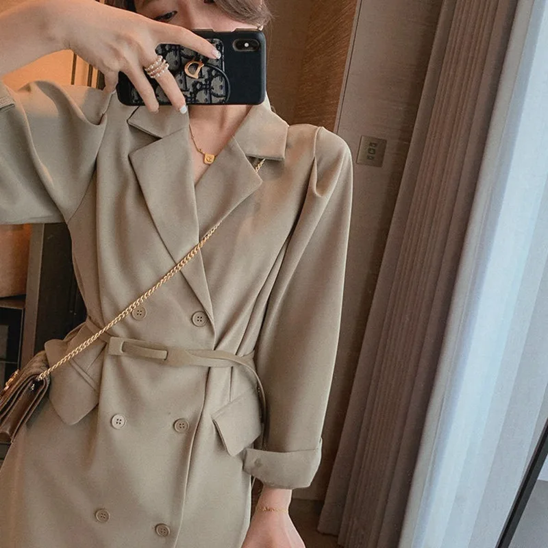 

2021 французский новый стиль шикарное дизайнерское нишевое уличное платье для жарки чая на весну и осень