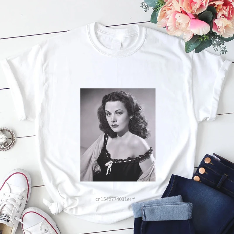 

Summer Vivien Leigh Sexy Crew Neck Tops Vintage Harajuku Vogue Female T Shirt Aesthetic White Streetwear