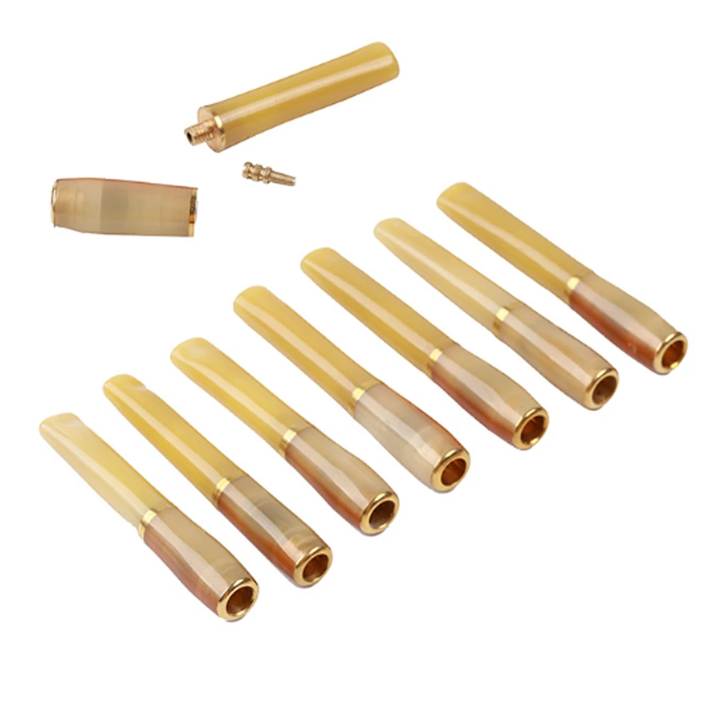 2 шт. рога фильтр сигарет держатель курительные трубки дыма табак трубка для