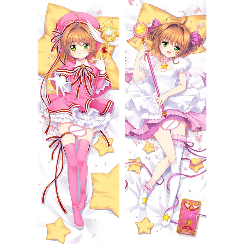 Card Captor SAKURA Dakimakura подушка чехол Косплэй КИНОМОТО Подушка с Сакурой Обложка