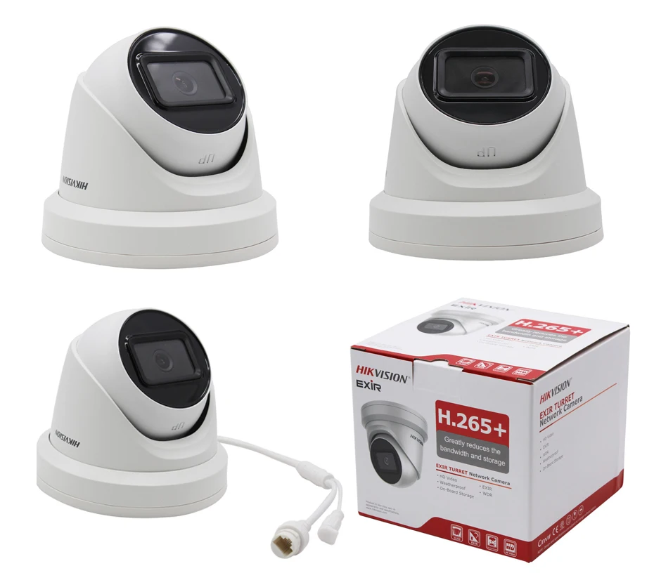 Hikvision 8MP POE IP камера наружная DS-2CD2385G1-I 4K Darkfighter IR Turret CCTV камера видеонаблюдения H.265+ слот для карты SD