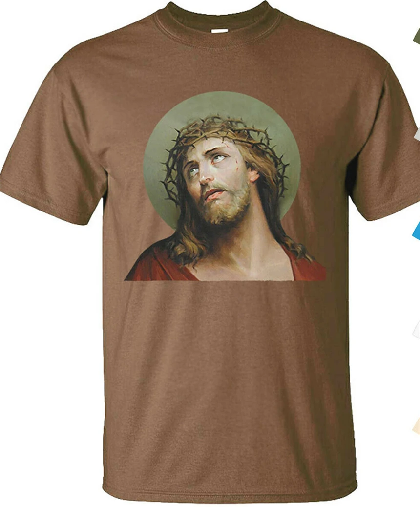 Иисус Христос V38 христианские Бог сын Мессия католическая футболка все размеры S
