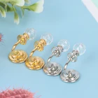 1 пара 1:12 Кукольный домик Миниатюрный Хрустальный настенный светильник Модель Кукольный домик Декор